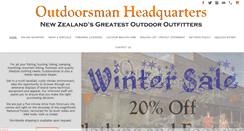 Desktop Screenshot of outdoorsman.co.nz