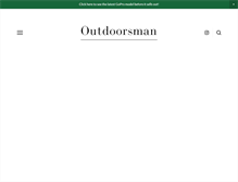 Tablet Screenshot of outdoorsman.net